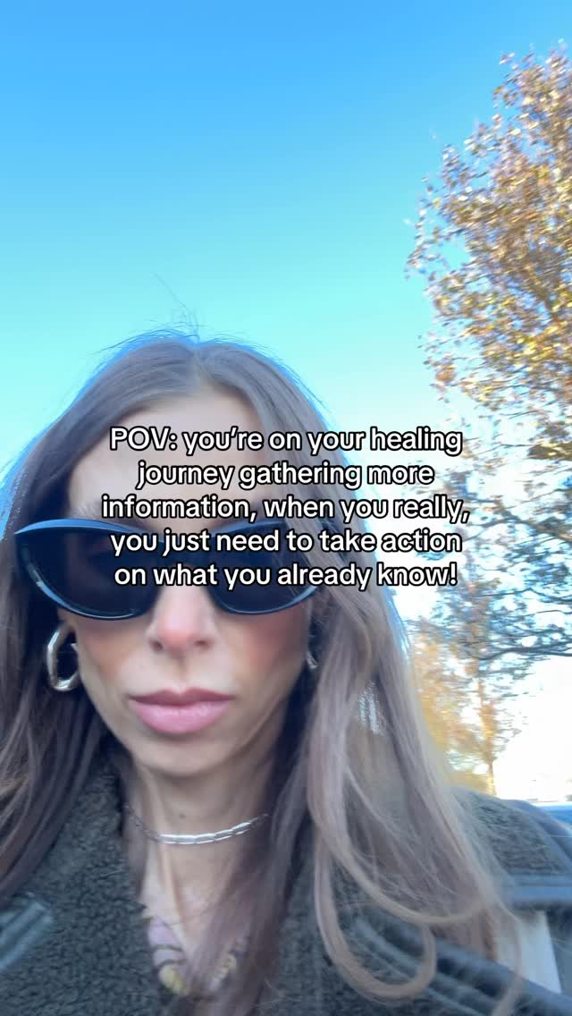 Girl itâs time to stop gathering the information like youâre collecting stamps and actually take action on what you already know!
Personal development is no good if youâre continually searching for more and more and not doing anything with what you already have.
Itâs time to embody it! đ„
Follow @laurasylv for more empowerment.
.
.
#personaldevelopmentjunkie #healingjourney #girltogirl #spiritualjourney #selfempowerment