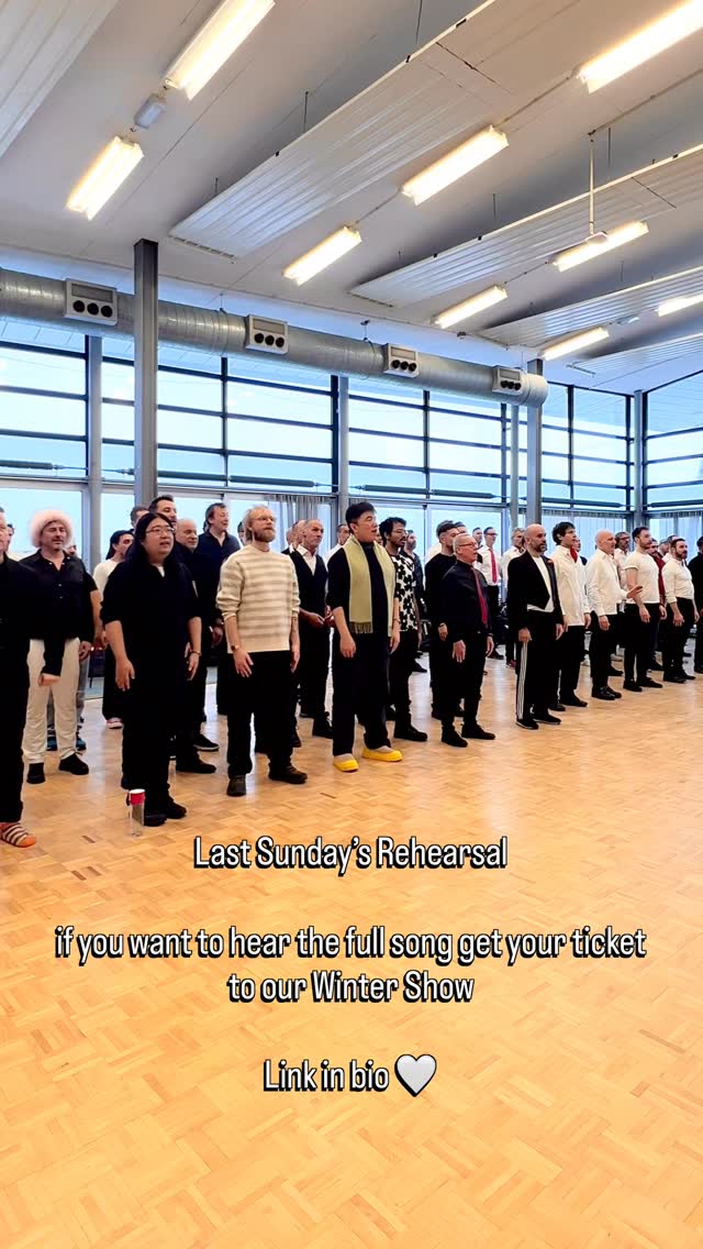 🎶 Sneak peek alert 👀
A tiny taste from last Sunday’s rehearsal… can you guess the song?
Wanna hear the full version? 🎟️
Grab your ticket to our Winter Show at amsgmc.nl or hit the link in bio ✨