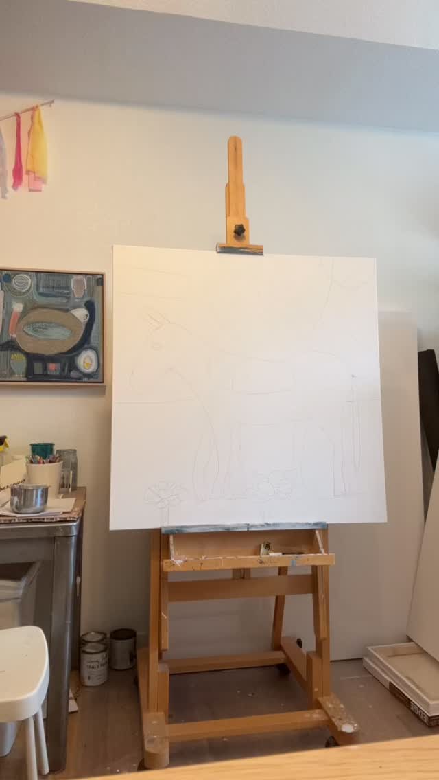 I'm thinking this is one of two more to complete for my upcoming show that opens January 23 at @fortworksart
#art #texasartist #folkart #texaspainter #fortworth