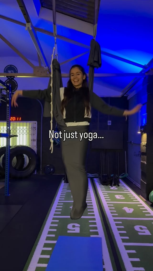 Float, stretch and strengthen in our Aerial Yoga workshops ✨
Using the support of the hammock, you’ll move with ease, build strength, improve flexibility and enjoy a deeper sense of flow.
Perfect for all levels, whether you’re new to yoga or looking to try something a little different 🤍
Expect a mix of movement, gentle inversions, relaxation and lots of feel-good moments.
Ready to try something different and take your practice off the mat?
Come fly with us at FloFitness 💜
✨ Limited spaces available
17th & 31st Jan 11.15-12.45pm
7th & 21st Feb 11.15-12.45pm
#aerialyogalove #aerialyogaflow #floatingyoga #malvern #flofitness