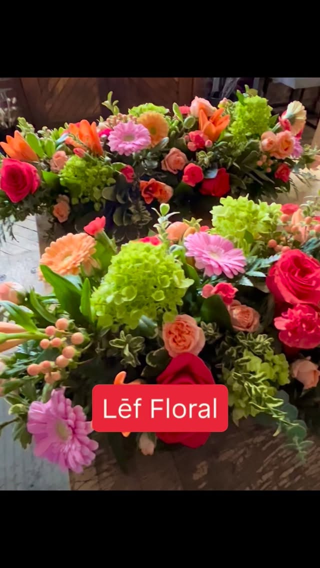 Corporate event work being delivered in this beautifully bright color palette to Hyde Park Steakhouse in downtown Cbus. Love the color on this dreary day!
FLOWERS IN THE CITY!
www.leffloral.com
243 N 5th St
Columbus, OH 43215
624-254-6280