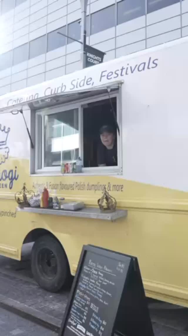 The truck is mostly in hibernation right now…
but if the nice weather keeps showing up, we just might take her out for a spin.
While we’re usually known to do our Christmas pierogi trays, they’re actually available year-round.
Birthday, gathering, potluck, or just an excuse to order pierogi - pierogi trays and other catering items can be ordered anytime, with enough notice.
Our trays come with 25 pierogi fully cooked and loaded, all you need to do is toss them in the oven to reheat.
Behind the scenes, we’re using this slower season to work on some exciting updates:
a brand-new website, refreshed menus, and getting our 2026 event calendar ready.
Grateful for everyone who’s followed along , leave some love or a review and book us for your next event !