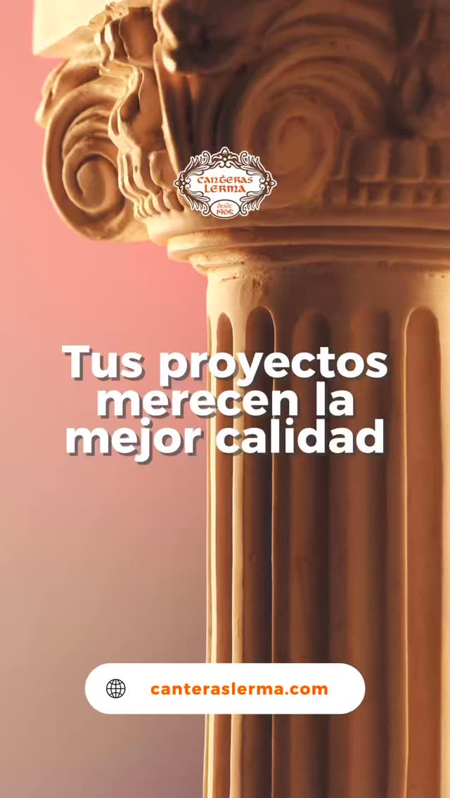 Este 2026 es el año de construir, renovar y destacar. 🏡🧡
En Canteras Lerma encuentras toda la línea arquitectónica en cantera natural: columnas, molduras, pilastras, remates, números, gárgolas y mucho más.
Porque los grandes proyectos se construyen con grandes materiales.
#CanterasLerma #ArquitecturaMexicana #PiedraNatural #hechoenmexico #diseñoarquitectura