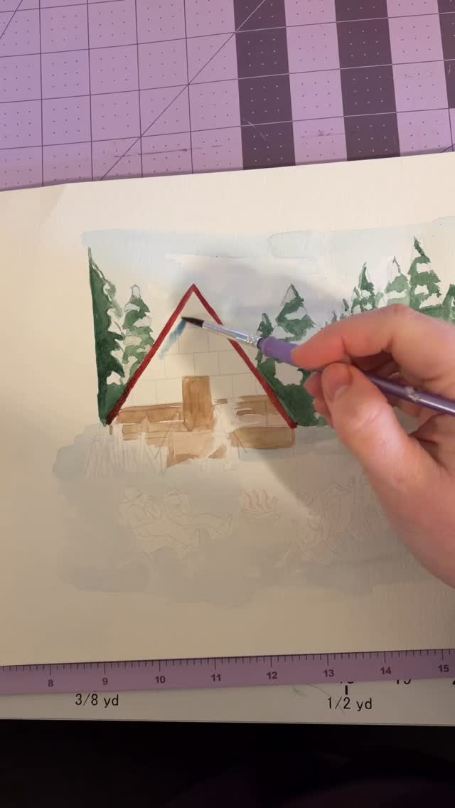 Slow Dow a minute and paint with me. I’m working on the print for January’s Curly Fry snail mail. I’ll be sending out this print with a sticker, letter from me and a surprise you can share send to your own friends. Really loving this monthly creative outlet and hope you join along!
Sign up link in bio - last day to sign up is Jan 15th to receive this month’s letter. 💌✨