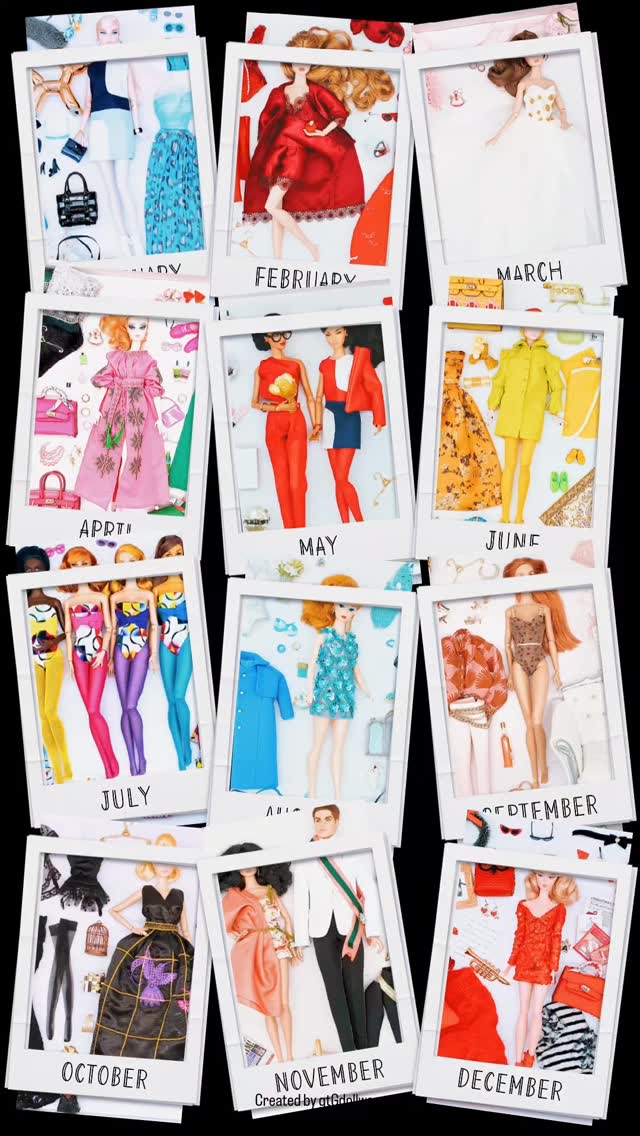 Capture everything…
A new year, a new calendar, and twelve months of pure hobby happiness ahead with www.gtGdollwear.com
#gtgdollwear #integritytoys #poppyparker #fashionroyalty #barbiefan