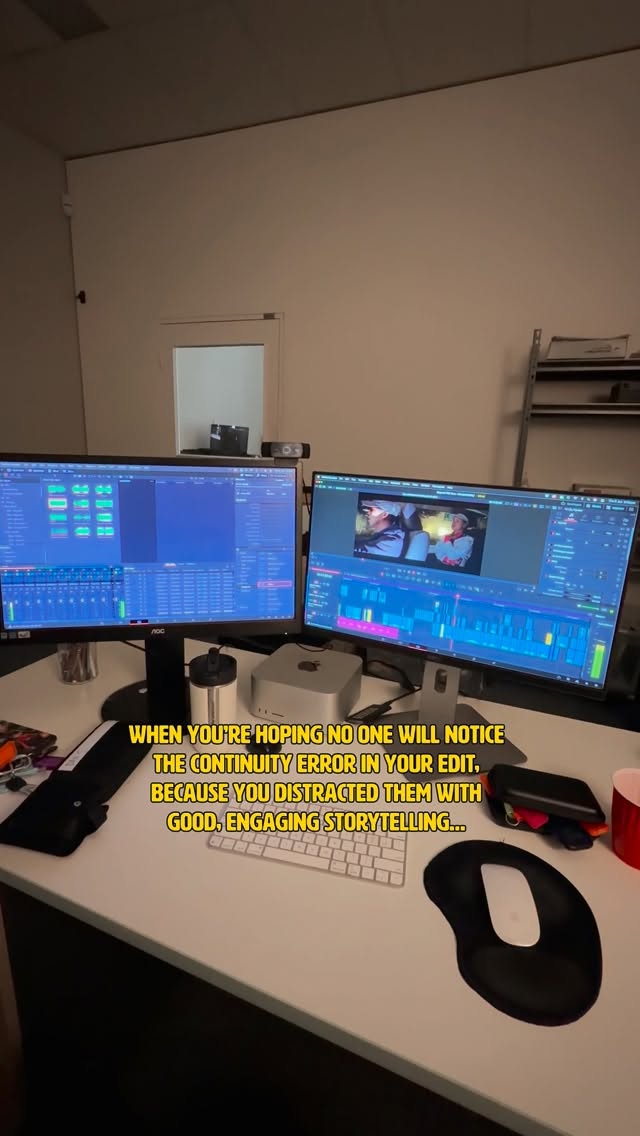 There was no continuity error, right?
#filmmaker #canberrafilmmaker #filmmaking #filmedit #davinciresolve