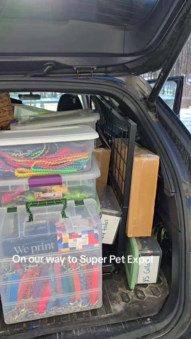 On our way to @superpetexpo ! Had to bring my sewing machine so I could make stuff tonight and tomorrow morning. 🤣
Get your tickets in advance to save 💰
See you at Booth 166 😉
#smallbusiness #superpetexpo2026 #superpetexpo #superpetexponj #handmade