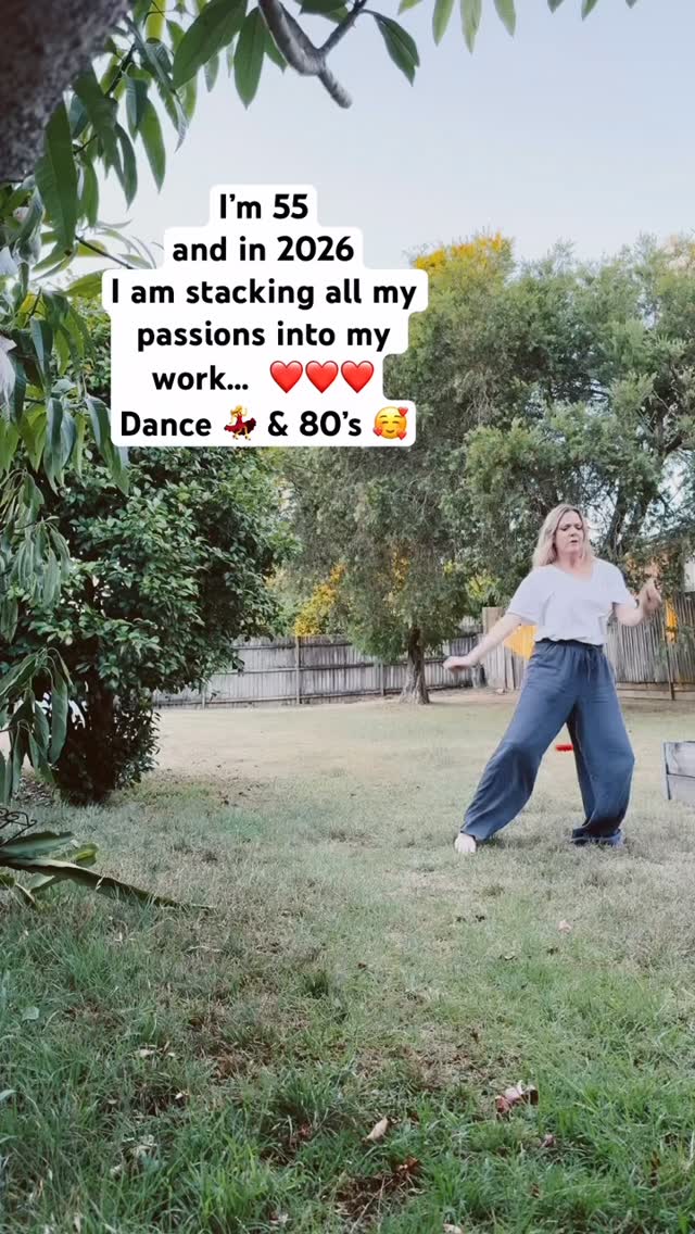 I thought my dancing days were over at 55…
but I say no ❤️
I’m stacking my passions and my joys with my work... not waiting for “someday”.
At 55, I’m choosing dance, 80s music, movement, and joy…
more living, more zest!
Because life's too precious to miss! 💃🪩
.
.
.
.
.
.
.
.
.
.
.
.#MidlifeWomen
#LifeWithZest
#Over50AndThriving
#ChooseJoy
#MidlifeMindset
#ZestyGirl
#WomenOver50
#DancingAtAnyAge
#JoyfulLiving
#MidlifeReset