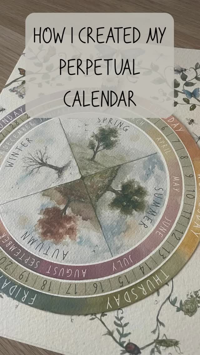 Watercolour Wednesday//How I created my Perpetual Calendar!
.
This week is a little different. I am taking you through the process of creating my perpetual calendar. It is now available to purchase through Etsy.
Enjoy x
.
#creativeprocess #homeschoolingresources #artistprocess #paintingvideo #watercolourcalendar
