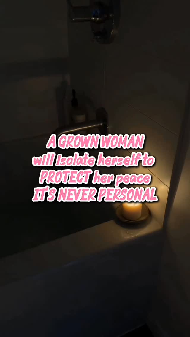 A GROWN WOMAN will isolate herself to protect her peace… and nah, it’s never personal 💖😌
It’s not shade.
It’s not beef.
It’s not that she thinks she’s better than anyone.
It’s that she’s tired of explaining herself, tired of overextending, tired of pouring into cups that stay empty. She’s learned the hard way that access to her energy is a privilege, not a right.
Isolation isn’t loneliness... it’s clarity.
It’s choosing rest over reaction.
Healing over history.
Boundaries over burnout.
A grown woman knows when to step back, regroup, and realign. She knows peace costs, and she’s finally willing to pay the price even if that means moving in silence and loving from a distance.
So if she pulled away, don’t take it personal.
Take it as growth.
Take it as self-respect.
Take it as her choosing herself for once.
Protecting your peace is a flex, baddiez.
And if that makes you “hard to reach,” good 😌💖
#momlifeunfiltered #protectyourpeace❤️ #grownwomanenergy #explorepage❤️ #motivationdaily