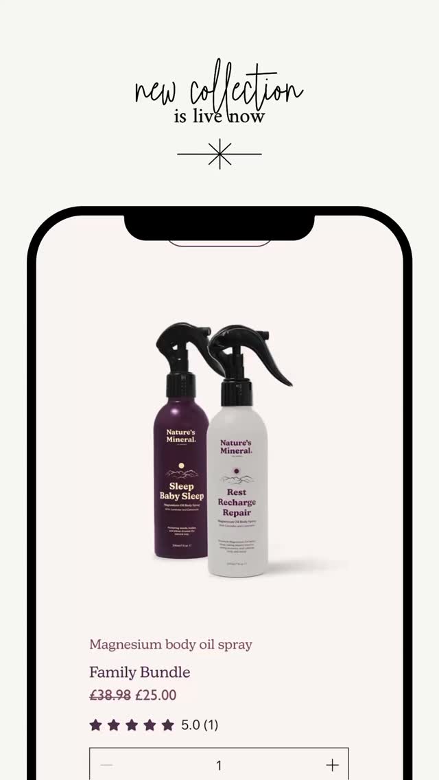 Hello lovely product new and our best sellers
⭐️ magnesium pulse rollers £5
⭐️Sleep set £10
⭐️Magnesium family oil pack £25
⭐️Magnesium adult oil £19
⭐️Kids Magnesium oil £18.99
⭐️Magnesium bath salts £5