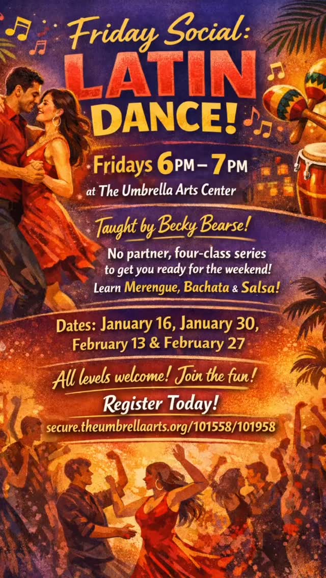 Join me this Friday and three other Fridays in this beginner friendly #latindance social series @theumbrellaarts. No experience and no partner required! Registration and drop-ins are welcome!! #dance #livingconcord #adultdance #socialdance
https://theumbrellaarts.org/class/winter-adults-friday-social-latin-dance
