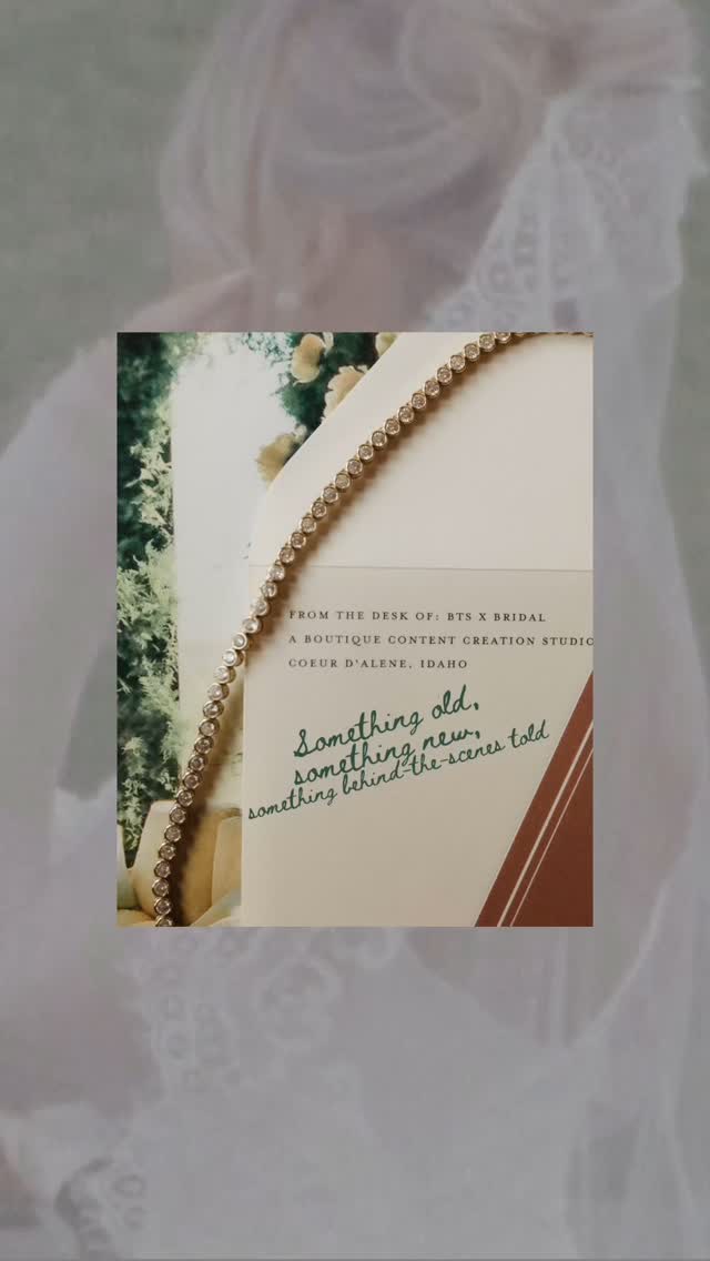 Your modern something borrowed, something blue 💙 Our 2026 books are still open with limited availability — inquire at link in bio #btsxbridal #weddingcontentcreator #cdaidahowedding #spokanephotographer