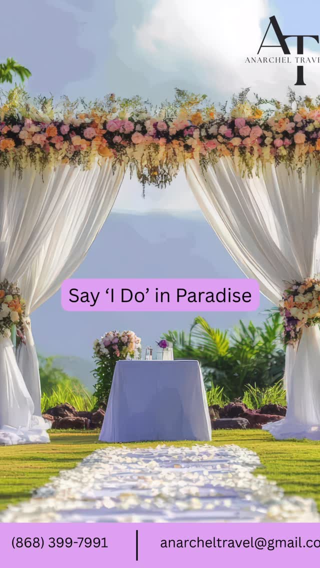 Your love deserves a destination as extraordinary as your story.
We curate seamless destination weddings in the world’s most stunning locations—luxury resorts, exotic beaches, and timeless cities. Anarchel Travel will make it effortless — from planning to the perfect “I do.”
Travel. Celebrate. Begin forever in style.
#anarcheltravel #travelagent #trini_tiktoks #destinationwedding #weddingtiktok