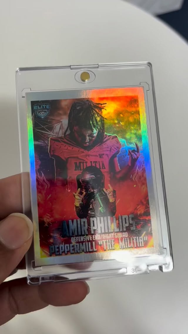 NEW FEATURE 🚨
Holographic cards are officially here. 🏈
Turn your athletes journey into a premium keepsake that SHINES. Now offering holographic finishes at Elite Legacy Cards #elitelegacycards #holographiccards #holographic #sportscards #newfeature