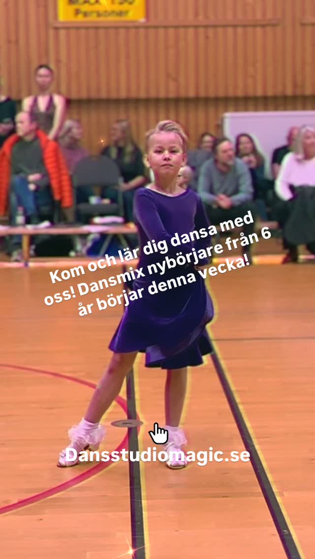Kursstart för barn i alla åldrar vecka 3! Anmäl via dansstudiomagic.se #barndans #dansmix #tävlingsdans #pardans #latin #standard #wearemagictogether
