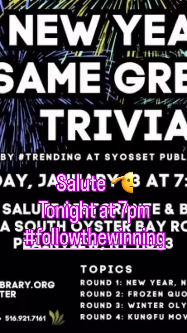 Meet me @saluteplainview with @syossetlibrary #GameOn