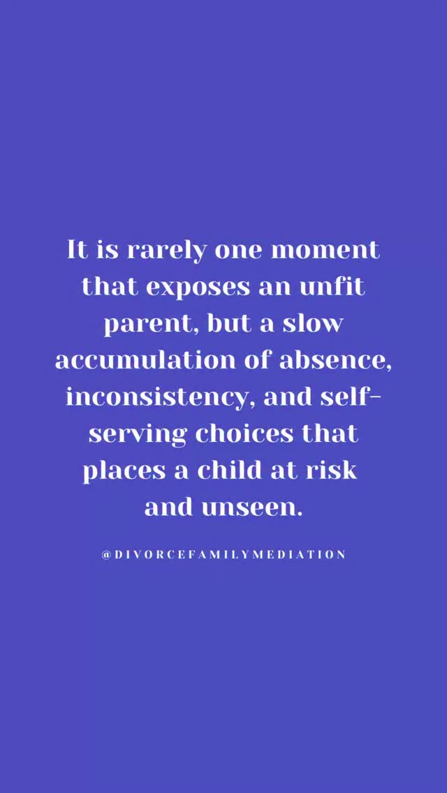 A coercive co-parent operates from control rather than attachment. Psychologically, their self-serving behavior reflects an inability to tolerate shared authority, empathy, or accountability.
The child becomes a means to regulate the parent’s own emotions or power, not a separate individual with needs.
Over time, this erodes emotional safety, predictability, and trust, which are essential for healthy development.
Parenting rooted in control rather than attunement is not just unhealthy, it is unfit.
.
.
#coparenting #highconflictcoparenting #coercivecontrol #manipulation #unfitparents #postseparationabuse #highconflictcoparent #narcissisticabuse #divorce #pattern #patternrecognition #document #documentation #analysis #psychology