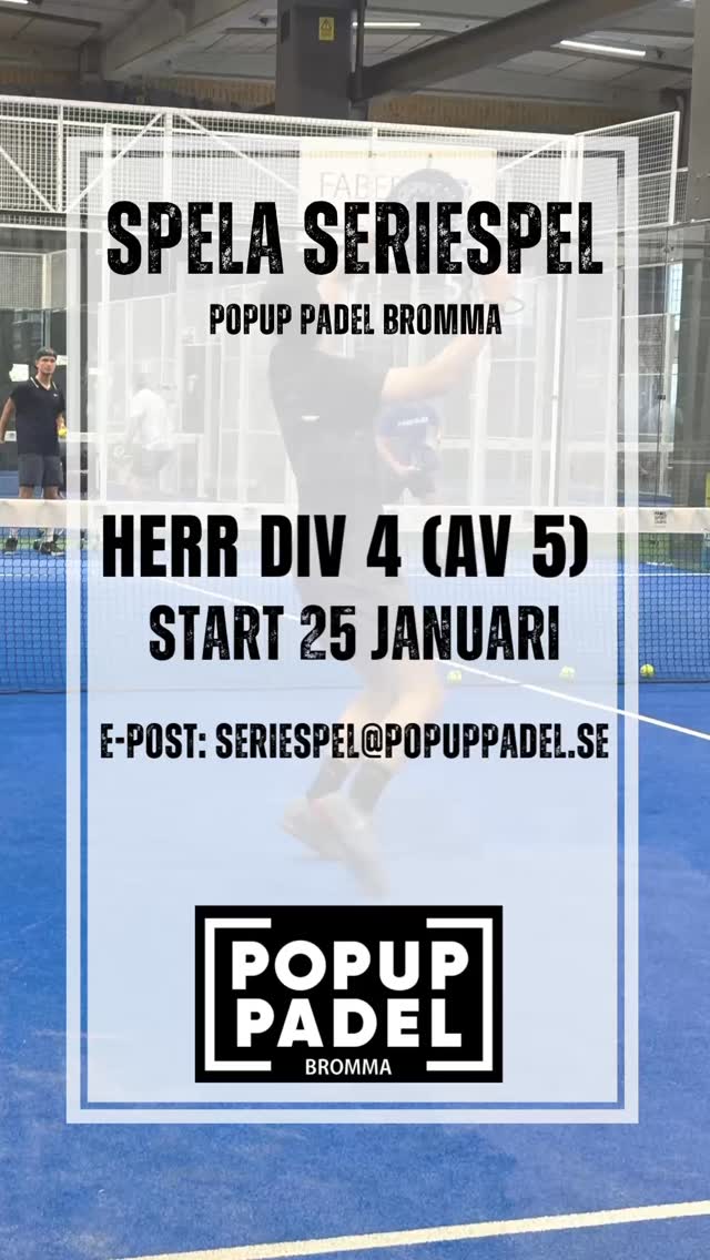 Lediga platser pga sena avhopp! Ring din spelpartner NU 👊🏼