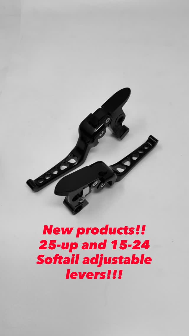 First new DMR products of 2026!! Adjustable destroyer hand levers for 25-up Harley Davidson Softails and 15-24 Softails are now in stock!! 5 position adjustability, approximately 1-1/2” shorter than stock on most fitments, and numerous colors available. OG GOLD will probably be late February. All other colors in stock and ready to ship!! 15-24 non adjustable Softail levers will be discontinued and are now on sale. These will soon be phased out. So if you want a set of non adjustable levers, order now!! Thank you for choosing #deathmetalracing 🏁🏁🏁
#lowrider #lowriderst #streetbob