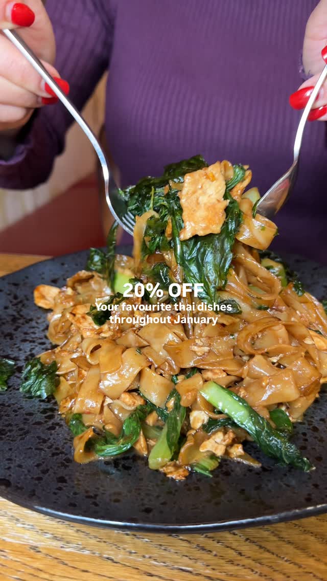 Eating out in January just got a lot more tempting 🍜✨
To say thank you for choosing Noks Thai to start the year, enjoy 20% off all January
Dine in or order straight to your door - either way you get 20% OFF!
Use JAN20 when ordering via our website or app, or add JAN20 to your booking notes if you’re dining in.
Direct orders only. T&Cs apply.
#thaifood #noksthaistreetfood #noksthai #bramhall #stockport