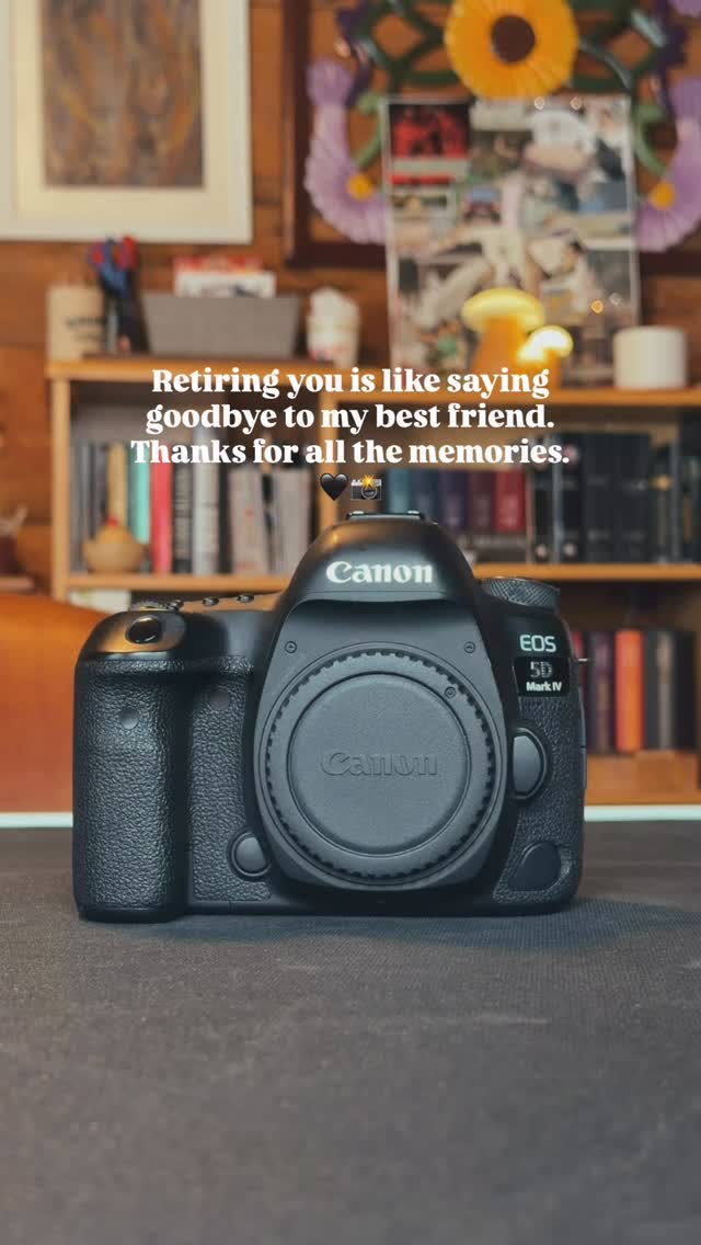 She walked so the R5 could run.
Ten years together. Hundreds of thousands of shutters. We saw so much together, my workhorse, my first paid gig. Thank you for everything. #CanonR5 #DSLRtoMirrorless #photographerlife #BehindTheLens #GearLove #EndOfAnEra #relateable #photographersjourney #mainephotographer #canon5d