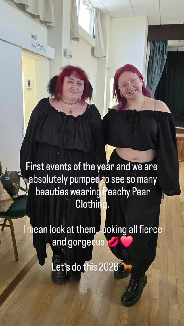 Nothing makes our hearts quite as full as seeing so many absolute beauts rocking the clothing and feeling beautiful.
We are absolutely pumped for another year, we have big plans ... š„°
Let's rise sisters š
#peachypearclothing #bohoclothing #witchdress #clothesforthewildones #freespiritclothing #slowfashion #letsrisesisters
