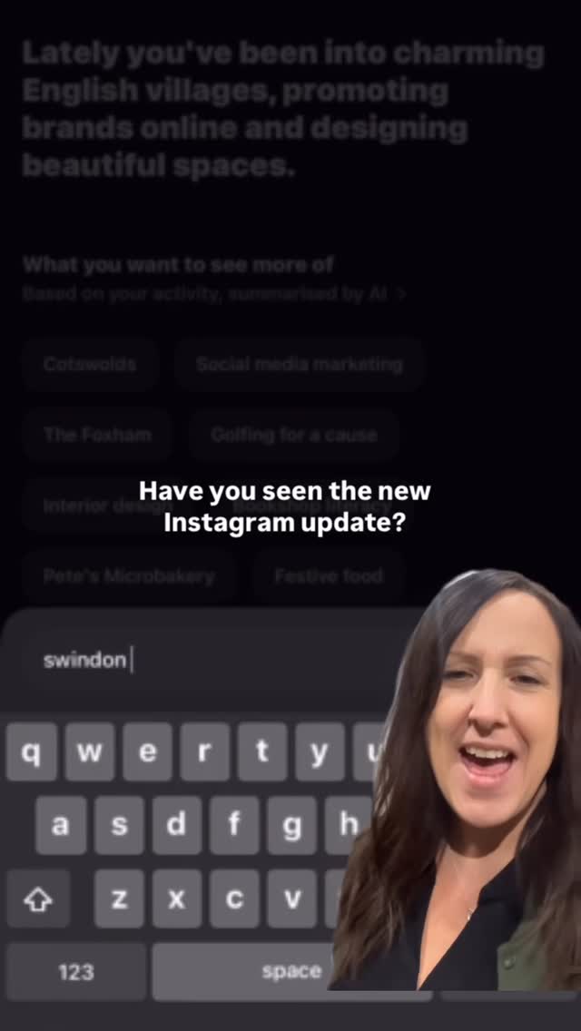 This is an important Insta Reels update that will impact your content’s views.
Instagram is now letting users fine-tune what they see in Reels. That means if your content matches their interests, you’ve got a better chance of landing in front of the right audience.
👉What to watch out for:
Relevance matters more than ever. If your content isn’t clear, engaging, or aligned with what your audience wants, they can easily filter it out.
👉What to do next:
✔ Be clear about your niche
✔ Create Reels around topics your audience actually cares about
✔ Focus on saves, shares & watch time
Makesure that the content and accounts you engage with are inline with your key messages and audience.
This update rewards valuable, intentional content - not random posting.
Want to make the most of your content and get purposeful this year? Book a 121 Social Session with us - upskill and takeaway an action plan that makes a real difference!
#socialmediaagencyuk #wiltshirebusiness #swindonbusiness #swindonbusiness #socialmediaforbusiness