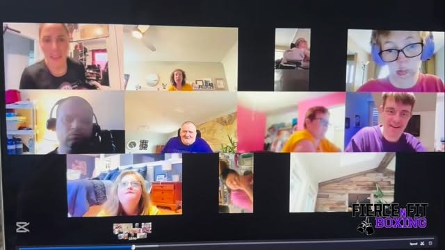 Your Boxing Team is always thinking of you, Scott! #fightfamily #fiercenfitboxing #specialneedsboxing #aplaceforall #phss