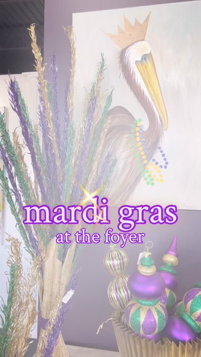 Shop our newest Mardi Gras arrivals @thefoyerbr