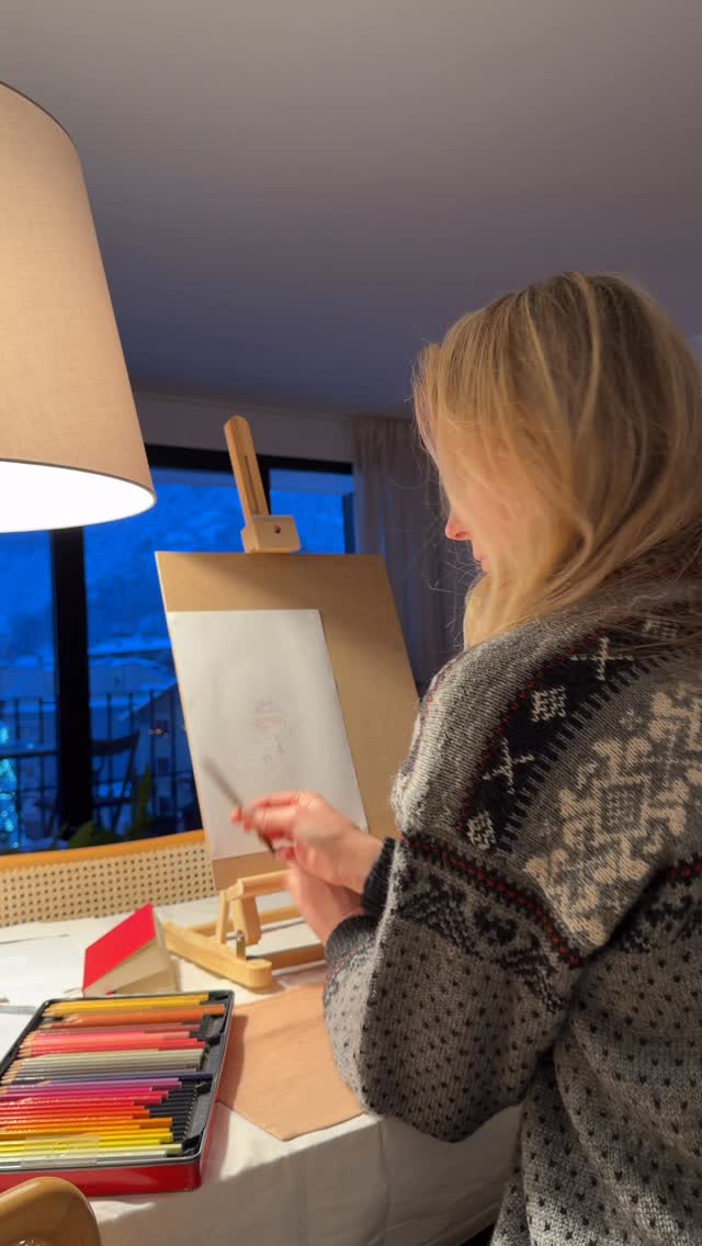 Snowstorms aren’t easy to depict, even when there’s one happening right outside one’s window. So I thought I should do a trial run to see if this works for my next colouring in book. What do you think of this unfinished trial? #melousadventures #coloringbook #jasminelillebyart #colouring #robin