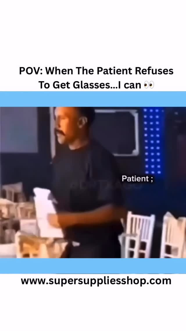When the patient says “I can see just fine” 👀
No glasses.
No hesitation.
Maximum confidence… straight into the door.
Healthcare workers know this moment all too well — when advice is given, declined, and immediately proven correct in real time 😭
You explain.
You recommend.
You watch the lesson teach itself.
We care either way — but sometimes experience does the convincing for us.
If you’ve ever silently thought “this is exactly why I said that” — welcome to the club 😂
👉 Stay stocked with reliable healthcare & medical supplies at supersuppliesshop.com — because prevention is always better than impact.
#healthcareworker #fyp
#healthcarehumor
#medicalhumor
#cliniclife
#patientstories
#healthcarecommunity
#medicalstaff
#nurselife
#doctorlife
#workinhealthcare
#frontlinelife
#healthcarememes
#healthcarecontent
#medicalreels
#instareels
#reelsinstagram
#healthcareculture
#patientcare
#medicalprofessionals
#caregivers
#healthcareappreciation
#clinicvibes
#medicaloffice
#healthcarelaughs
#healthcarelife
#medicalsupplies
#healthcarebusiness
#healthcareindustry
#supersuppliesshop