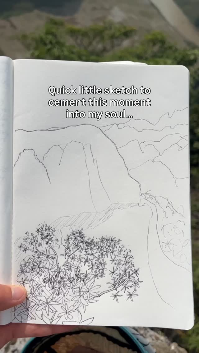 THE THINGS IVE FELT SCARED OF but did anyway- like this solo trip to Vietnam- are precisely the memories that pop up randomly and make me feel certain that I’ve lived a fulfilling life.
We face hard decisions everyday but my hope for you is that you do things that slowly expand your capacity for discomfort.
You see, we think the “big scary things” require huge scary leaps and that keeps us stuck…
But what if instead it’s about exposing yourself to small doses of that scary feeling over time?
Ask yourself right now- what’s the next baby step towards your dream that feels just slightly out of your comfort zone?
Go for it. You got this. 💪🏼
And if hanging a visual reminder of this concept on your wall sounds nice, you can find my original artwork at the link in bio 🥰
#vietnamtraveler #inspiredbynature #femalesolotraveler #creatingdaily #sketchdai̇ly
