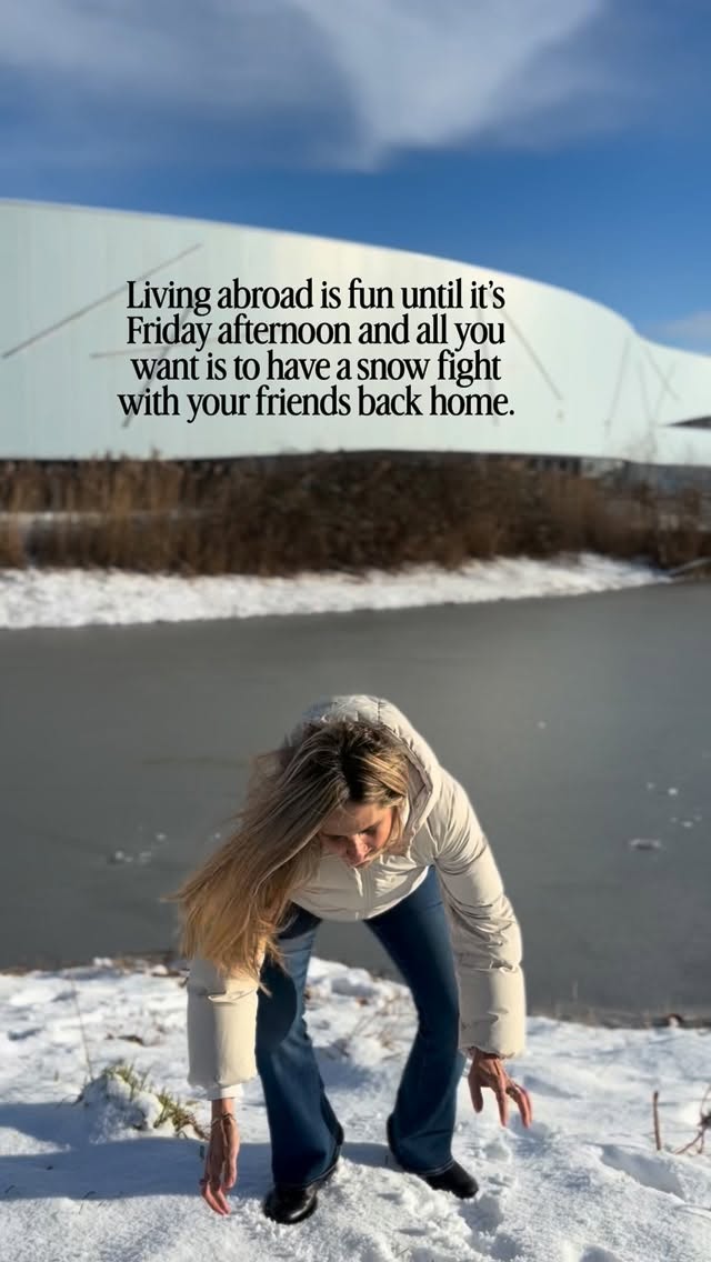 ❄️ Tag the friend you’d start a snowball war with right now.
#expatlife #livingabroad #expatcoach