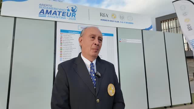 “El apoyo de The R&A garantiza el éxito del campeonato”, aseguró Martín Serkovic, Presidente de la Federación Sudamericana de Golf y de la Federación Peruana de Golf, en el marco del Abierto Sudamericano Amateur que comenzó este jueves en Nordelta Golf Club de Argentina. 🇦🇷
#SudamericanoAmateur #SAA #Fesgolf #AAG #HarrisonCup