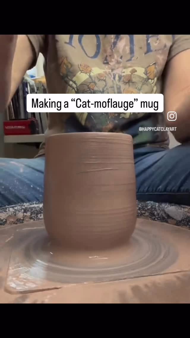 I love using tools I design myself! @happycatclayart
#wheelthrown #wheelthrownceramics #3dprinted #catsofinstagram
