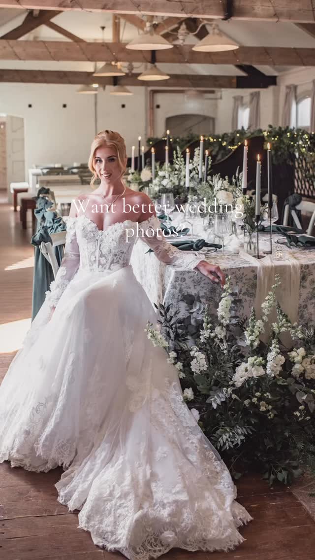 🌿 WANT BETTER PHOTOS?🌿
Styling isn’t just about how your wedding looks - it’s about how it’s captured in photographs and film.
Every colour choice, texture, and layer you see in a styled space affects how your photographer composes your images. - just imagine if this table was empty?
From the way light reflects off linens and glassware to how backdrops frame your ceremony and tables, styling creates depth, mood, and cohesion in every shot.
This is why intentional wedding styling matters.
Not just for the day - but for the photos you’ll treasure forever.
Wedding photographers - do you concur? 📸
#WeddingStyling #WeddingPhotography #WeddingDetails #WeddingInspo #weddingphotography
Photography @zoeharrisphotography
Table linen @tablealchemy
Florals @rubyandcoevents
Model @chels_aidan
Make up @ebonyomakeup
Hair @justckp
Dress @dressmeprettybridalroom
Venue @thehallbarns