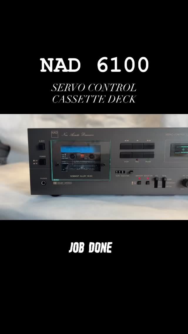 NAD 6100… Job done. 😎
#vintageaudiomd #vintageaudio #vintageaudiorepair #vintagehifi #nad