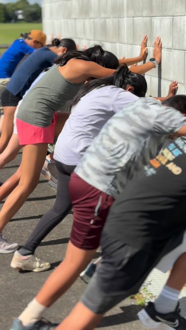 Day 1 of our training academy kicking off with acceleration technique, discussions on recovery, nutrition and strength fundamentals