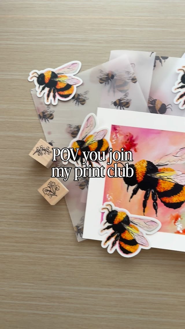 POV you join my mail club💗🐝
I’m so excited to start sending out mail this month!!
Sign up to get this months mail on my website
👉NatalieCarmella.com (link in bio)
-
The stickers have just arrived and I’m so excited to share these!!🎨 @jukeboxprint
-
#printclub #monthlyprintclub #artprint #yegartist #artistsofinstagram