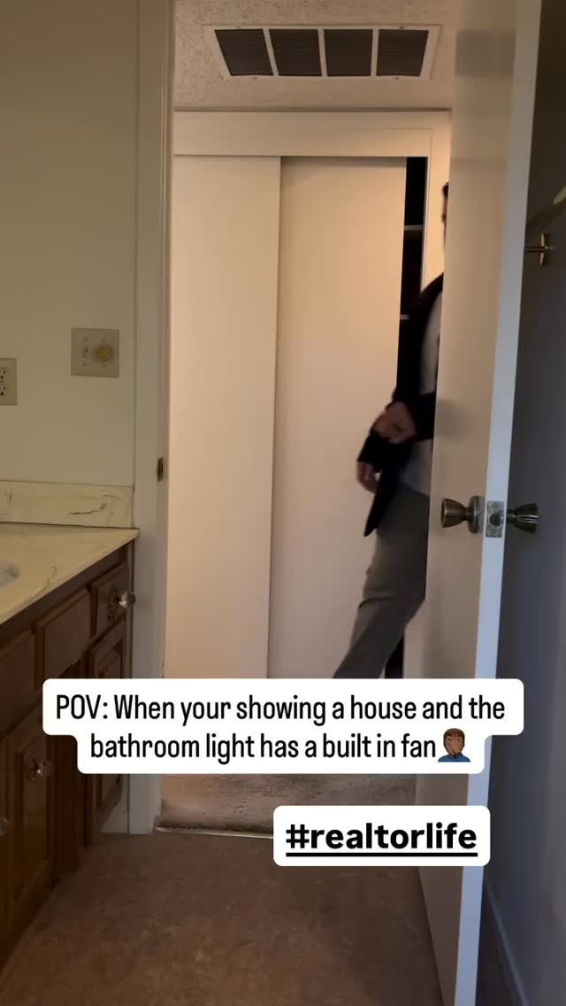 The luxury of built in bathroom fans!