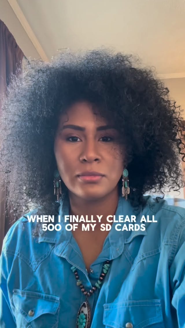 I don’t know why, but clearing SD cards is my kryptonite.
Let’s just say it gets put off way more than I like to admit. But once its done, I feel like I just won the lotto. Can’t no body tell me nothing!