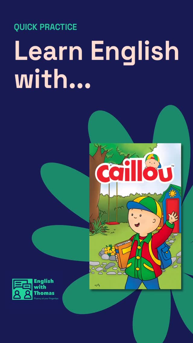 Beginner English lesson with Caillou!
Want to try the full lesson? Hit the link in my bio! It’s 100% free. No account needed!
#learnenglish #aprenderingles #englishtutor #freeeducation #gratis
