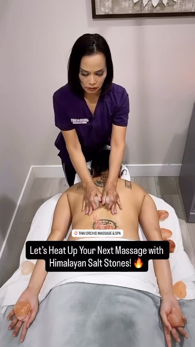 Let’s heat up your next massage 🔥💆♀️
Experience deep relaxation at Thai Orchid Massage & Spa in Centennial Hills, Las Vegas with our Himalayan Salt Stone Massage. Warm salt stones help melt away tension, ease sore muscles, and leave your body feeling recharged and balanced. Your moment of bliss starts here ✨
#HimalayanSaltStone #MassageTherapy #SelfCareRoutine #LasVegasSpa #CentennialHillsLasVegas
