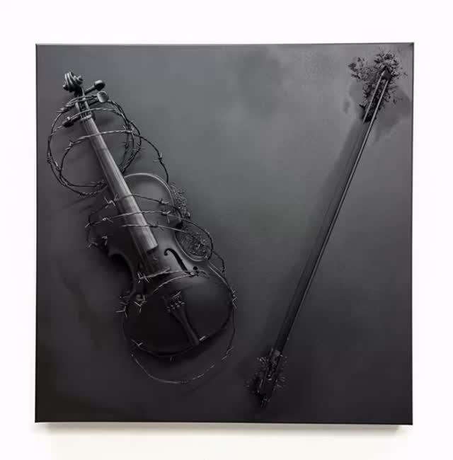 #violondelespoir #noirmat www.konqui.com