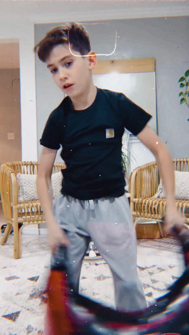 Gray begged to make a video and edit it himself… so here you go! Here is his caption…
hey, kids out there! if you’re watching this video and you want to be stronger than adults use the Suples Bulgarian bag it might be hard but it will work and it takes a lot of time so get ready for some hard work.