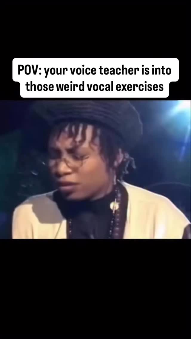 Vocal fry and yodel anyone? 🤣
Strange exercises actually work though!
Just yesterday I was working with a girl with a light chest voice (super quiet, breathy, not enough presence) and we used vocal fry to relax her vocal cords and get a thicker cord setup. This translated to stronger chest voice, more volume, warmer resonance…. All in a matter of minutes.
Other weird ones like bird squawk, sirens, baby cry, dopey voice, cat meow, creaky door… they all help your muscles instantly recognize a new way of doing things. And each one is helpful for a certain vocal tendency.
Are you finally ready to find out what your voice type and tendency are and get the RIGHT TOOLS to help you sing whatever song you want HOW you want?
Book a lesson and I’ll assess your voice and get you making progress right away.
Link in bio of course, or shoot me a DM.