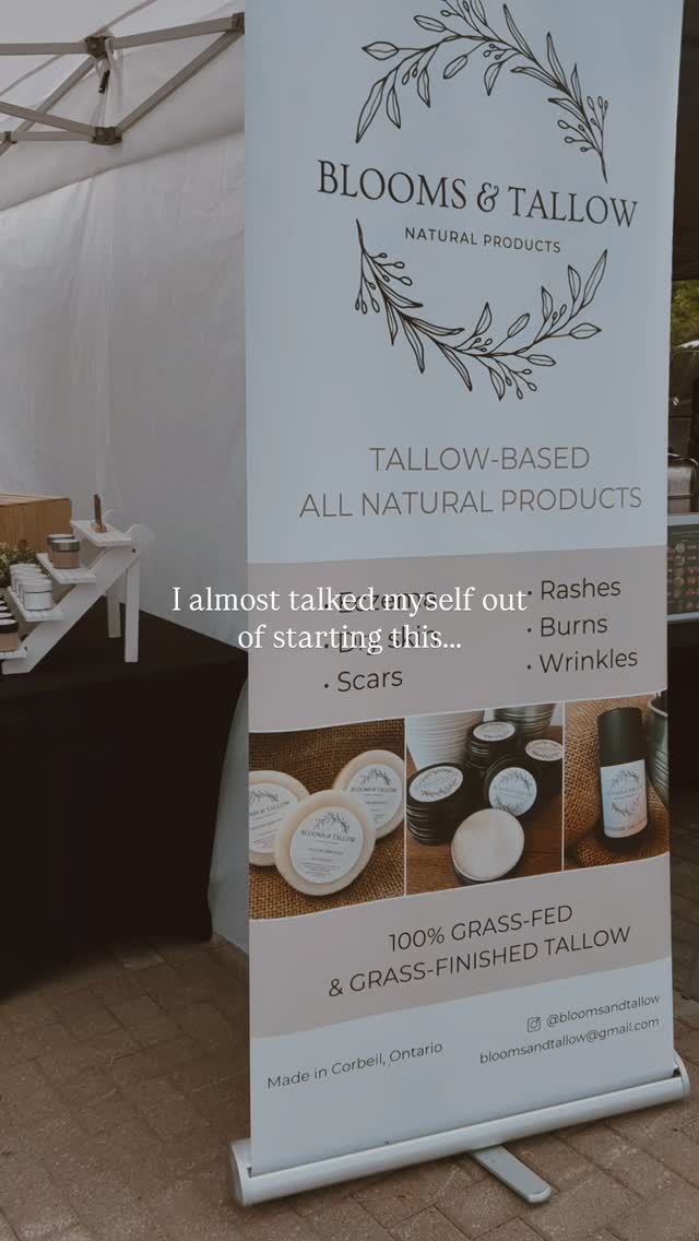 Not because I didn’t believe in the product —
but because I didn’t believe in myself yet.
I was my own worst enemy.
Every limiting belief was louder than the quiet knowing in my heart.
We had already experienced how nourishing tallow and simple ingredients could be.
Our skin had healed.
Our routines had slowed.
I knew it worked.
But putting something I made with my own hands out into the world?
That part was scary.
What if no one cared?
What if no one liked it?
What if it all goes wrong?
I’m so grateful I didn’t let fear make the decision for me.
Because this little business was never about perfection —
it was about sharing something honest, simple, and good.
If you’re standing at the edge of something that feels scary… I see you.
You’ll never regret pushing through fear to see what’s on the other side. 🤍
#bloomsandtallow #beeftallow #farmtoskin #eczemarelief #naturalskincare #glowingskin