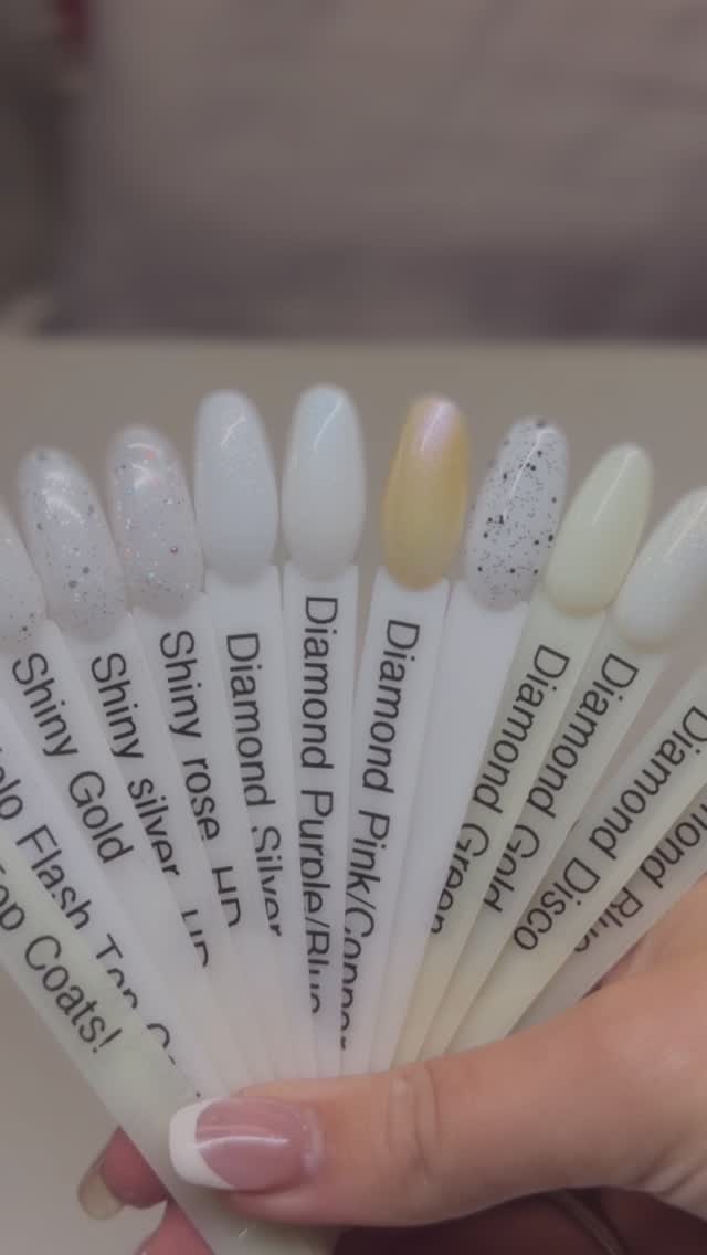 Add instant sparkle to your nails with one of our glitter top coats ๐๐๐