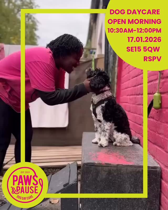 17.01.2025. RSVP Today!
Visit us this Saturday 17th January and meet the team, see the space and learn the schedule that will enhance your pup’s life.
Limited slots available - RSVP today to ensure entry via the link in our bio.
#dogdaycare #doggydaycare #dogsofiglondon #pawsandpause #dogdaycarelife